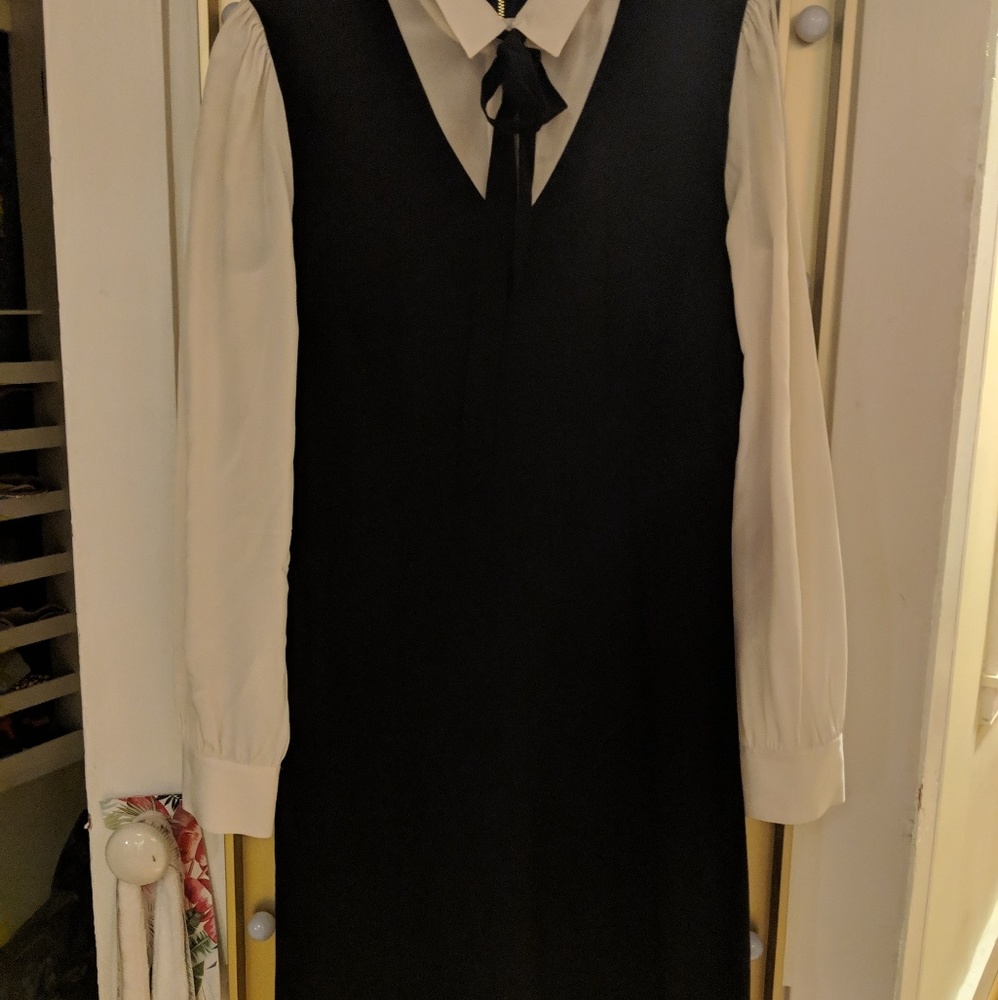 kate Spade bow tie crepe dress